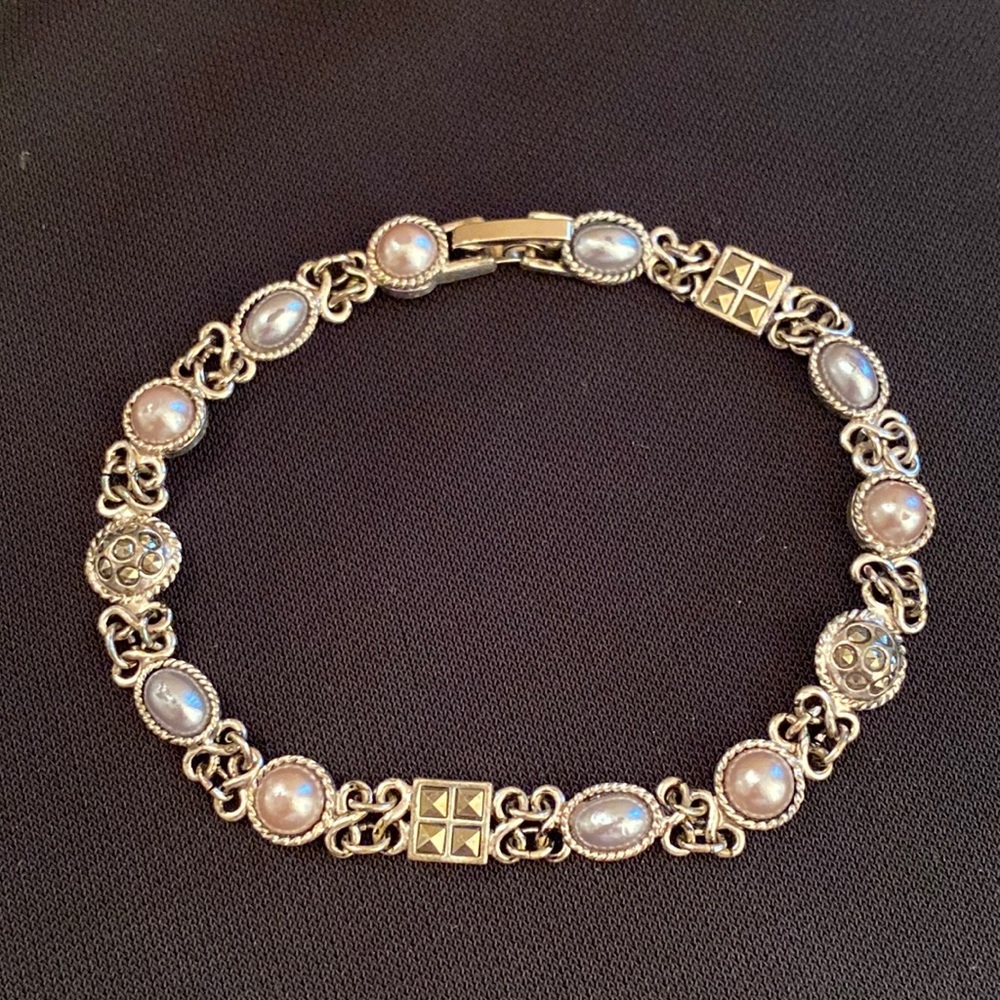 Lauren Conrad Tiny Silver Pearl Bracelet